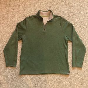 Men’s Eddie Bauer Quarter Zip Size Large
